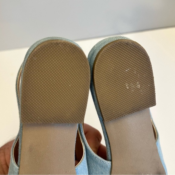 DV by Dolce Vita Shoes Women Classy Slingback Blue Denim Size 9 - Picture 8 of 9